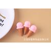 D Simulation Ice Cream Cone Resin Diy Pendant For Keychain Phone Chain