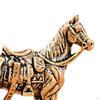 Brass Horse Figurine Chinese Feng Shui Small Sculpture for Desk Living Room Home Office