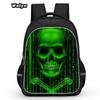 Skull Series Peripheral Animation Printing Backpack Student Bag Support