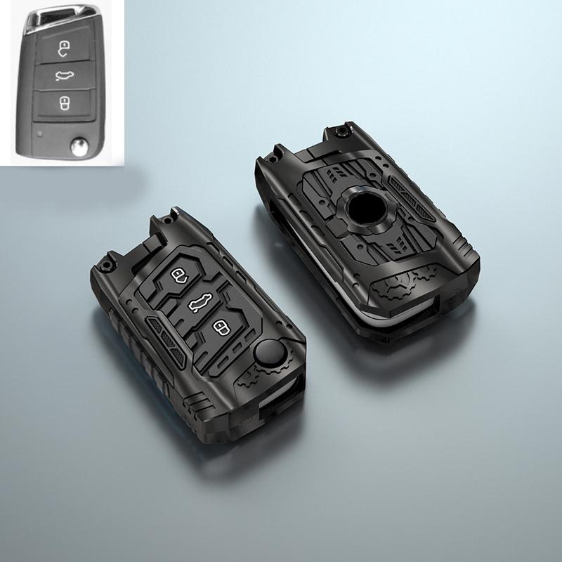 

Zinc Alloy Car Key Case Cover Fob For Vw Volkswagen Polo Tiguan Passat Golf Mk Jetta Skoda Kodiaq Superb Octavia Seat