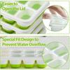 14 Grid Ice Cube Tray Silicone Mold Square Ice Cube Tray Mold Ice Cube Maker Non-toxic Durable Bar Pub Wine Ice Blocks Maker