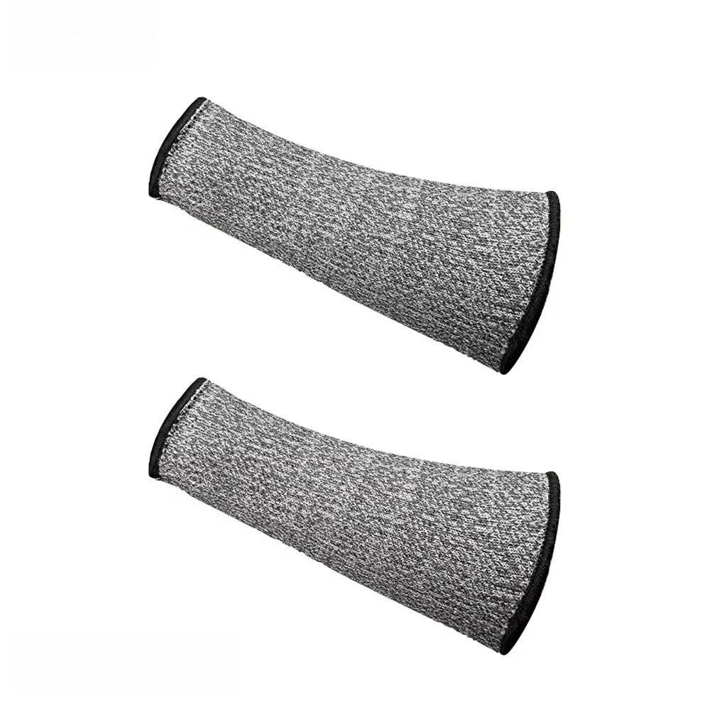 1 Pair Heat Resistant Arm Protectors Cut Resistant Arm Guards Durable Protective Forearm Sleeves серый