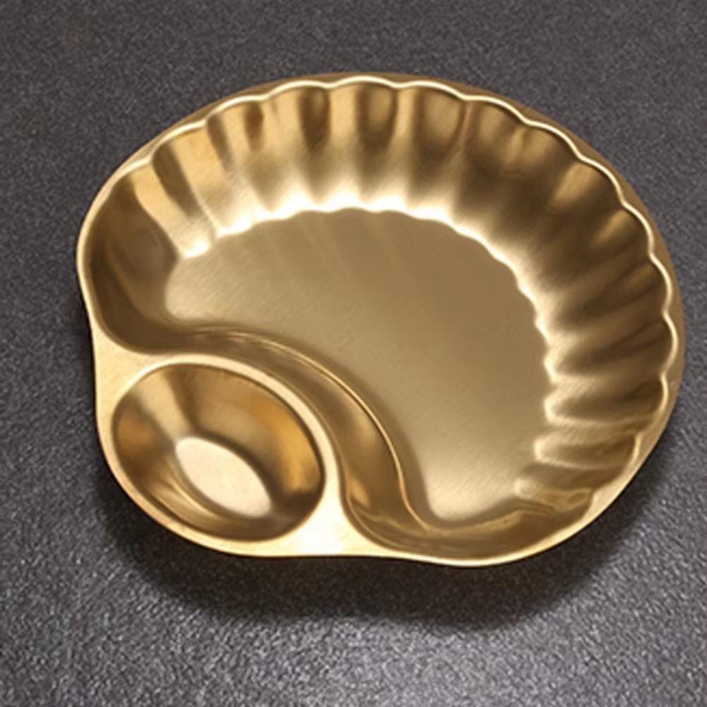 Shell Shape French Fries Plate Creative Shell Square Plate Home Storage