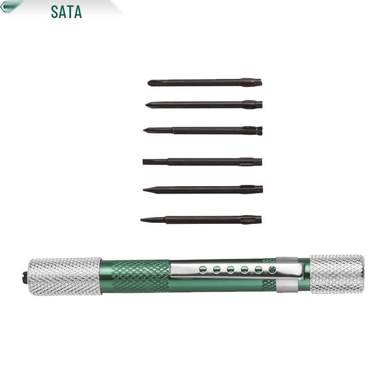 SATA 6-Piece Mini Screwdriver Set CRVMo