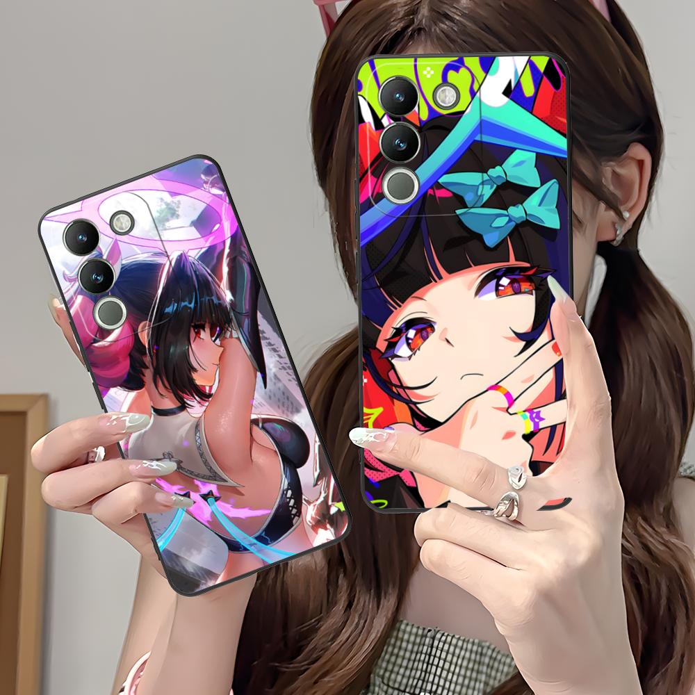 ZZZ Nangong Yu Matte TPU Mobile Phone Case for VIVO Y77 76 75 74 73 72 58 56 55 51 50 38 36 Y19 Y18 Y03 Y01 5G Colorful Cover