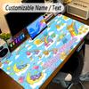 Large Mouse PadCare Bears Custom Name Text Personalized Desk Mat Non Slip Gaming Pad