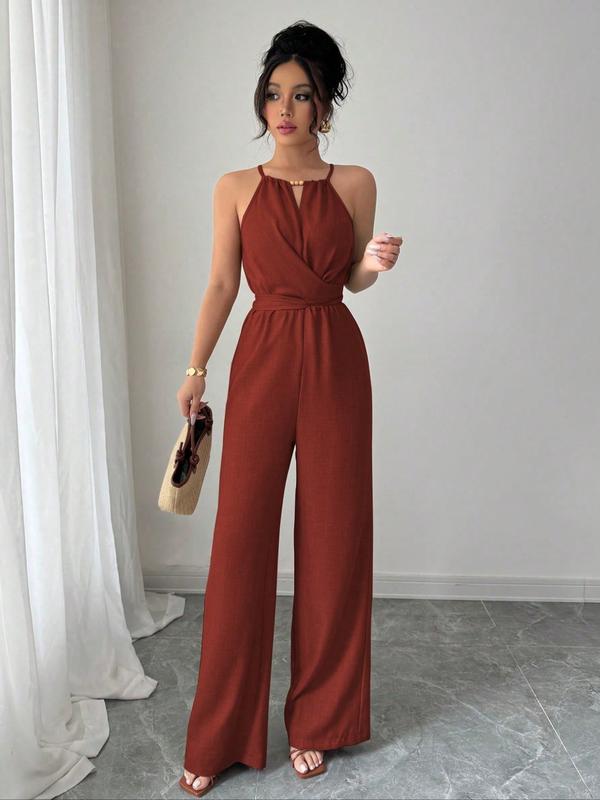 L6751 Dames Effen Kleur Body Shaping Jumpsuit