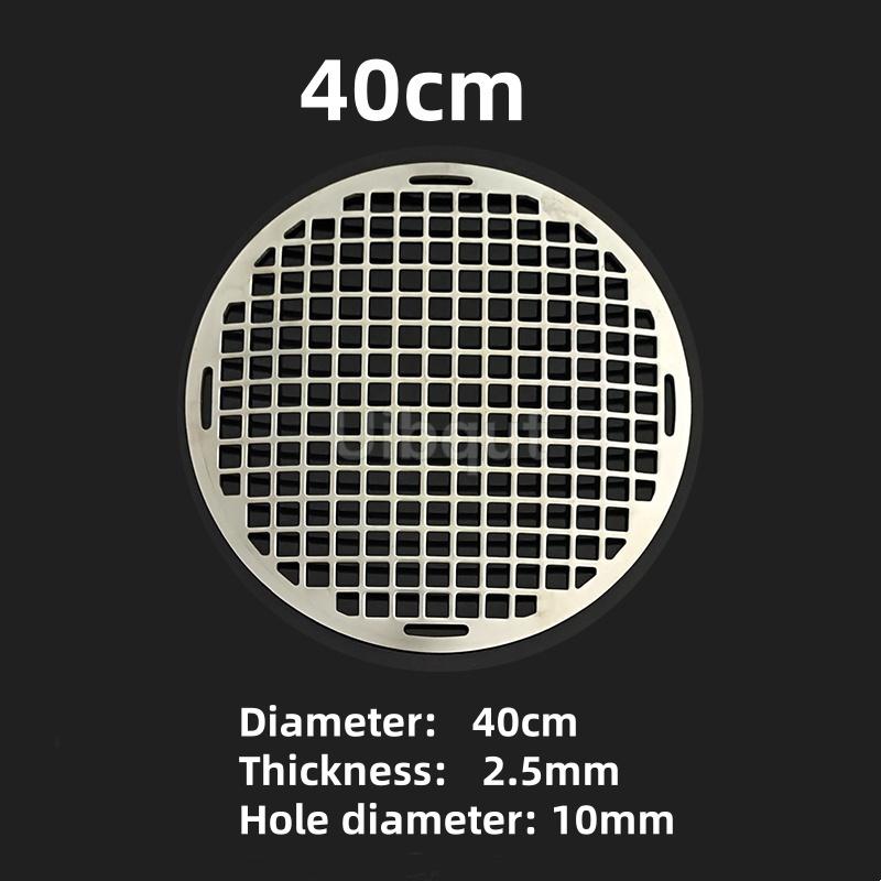15 to 60cm smooth Barbecue Round Cooling Baking Rack 304 Stainless Steel Wire Oven Grill  Sheet Circular BBQ Net Baking Grill