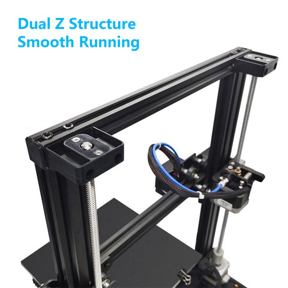 3D-skriverdeler for Ender 3 Dobbel Z-akse Oppgraderingssett DIY-sett Med Skrue Steppermotor for Creality Ender 3 V2 Ender 3 Pro CR10