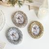 Foam Frame Angel Christmas Tree Pendant Golden Silver Square Circular Frame Hanging Christmas Decoration