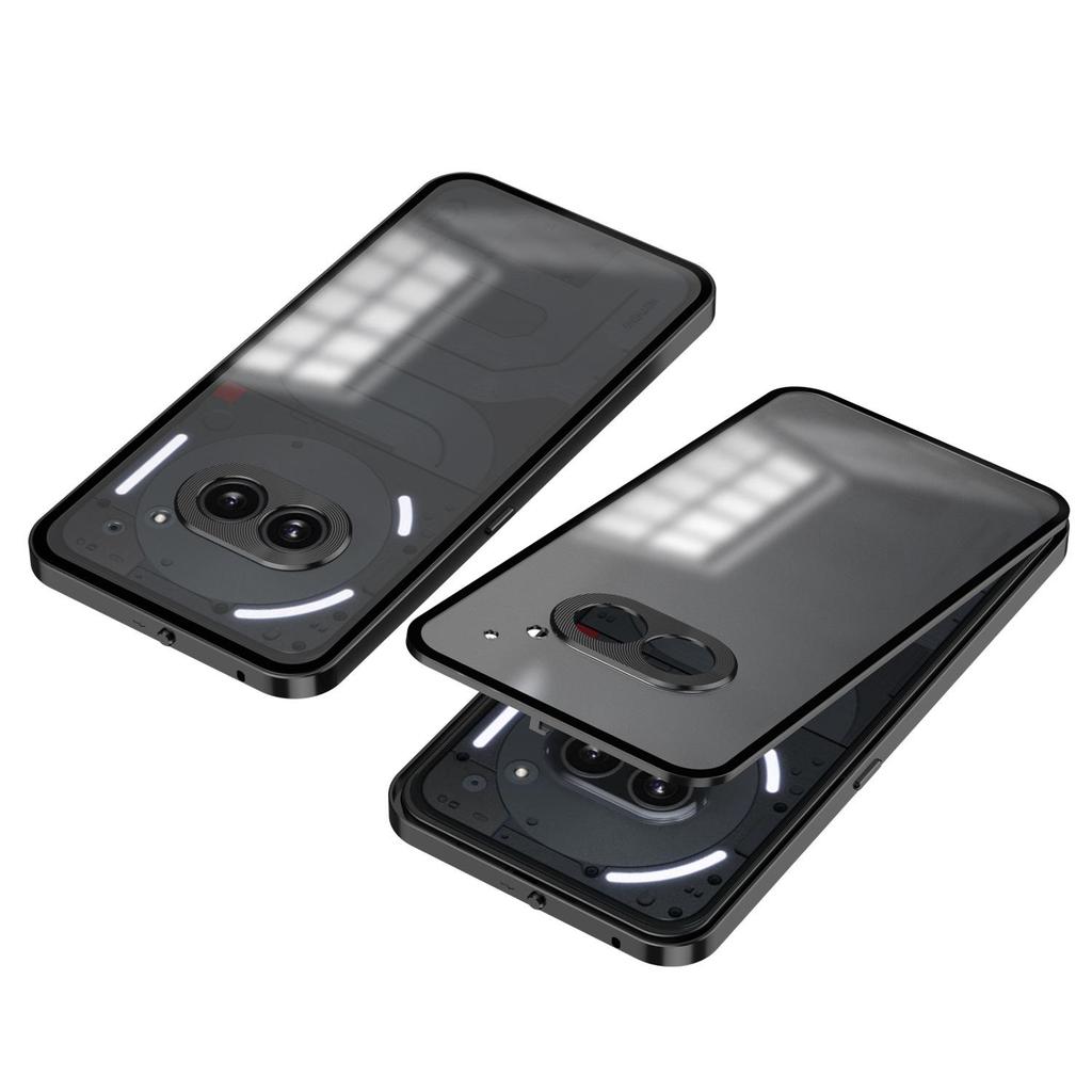 Universal Magnetic Metal Anti-Drop Case for Nothing Phone 2/2A/2A Plus with Snap Button.
