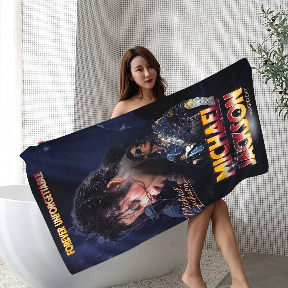 Zanger M-Michael J-Jackson Beach Towel Colorful Bath Towels For Girl Microfiber Quick Dry Custom Sand Free Beach Yoga Spa Gym