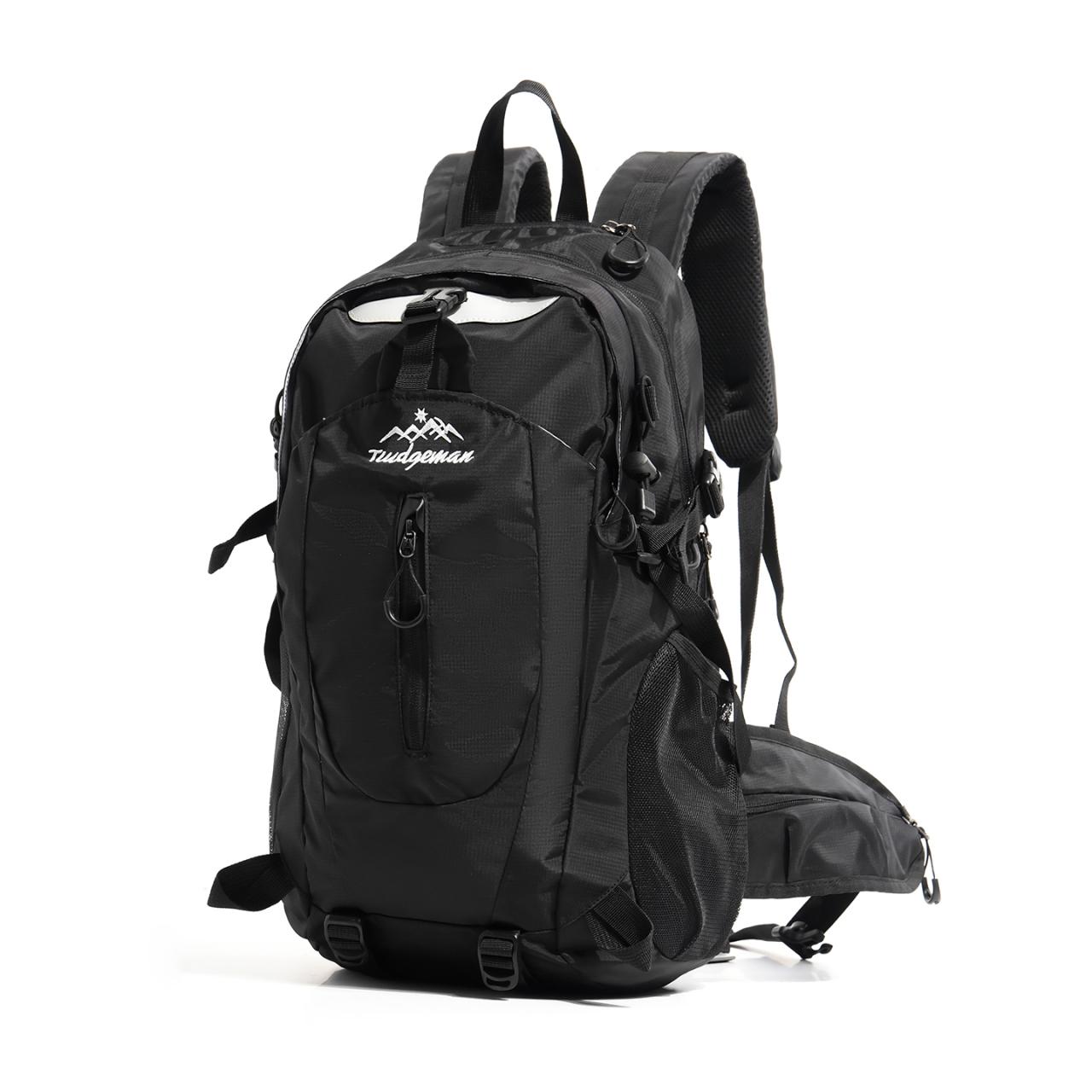 Outdoor Hiking Rucksack Backpack Mountaineering Bag for Men Women Sports Trekking Backpack Light Travel Camping чёрный