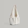 Korean-style new niche design pleated multi-pocket shoulder tote bag, large-capacity shoulder underarm bag for commuting