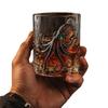 Deep Sea Decor Glasses Gift for Men Dad Brother Cocktail Tumbler Water Glasses Cup for Scotch Bourbon Cocktails Beverages Water