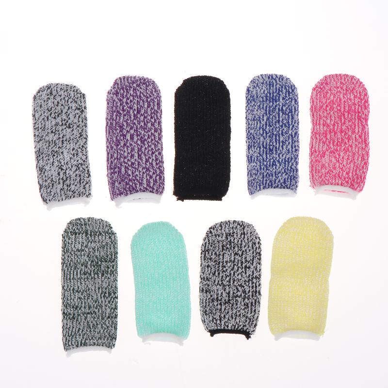5Pcs Cut Resistant Finger Cots Finger Sleeve Protectors Reusable Finger Covers Flexible Fingertip Cots For Sewing Supplies
