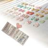 Cutie de depozitare folie transfer pentru manichiură cu 10 compartimente, Cutie organizatoare din plastic pentru role de folie de unghii și stickere, Cutie pentru folie de artă pentru manichiură DIY Salon, Rezistentă la praf