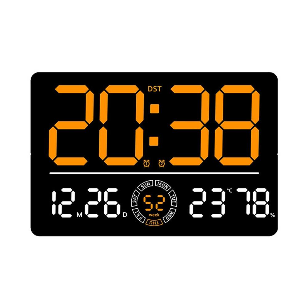 A Must Have Modern Decor Item This LED Digital Wall Clock Combines Style And Functionality With Its Comprehensive Display
