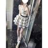 Preppy style gentle girly polka dot dress women's new summer small waist puffy princess dress