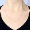 Platinum Chain Necklace Pt850 Venetian adjustable length up to 45cm [Lara Christie] Chain, 0.5mm width, approx. 1.5g, lc97-0016