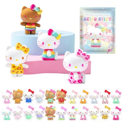 TOP HRAČKA Hello Kitty Letní Duhová Cukrová Série Gachapon Slepý Box Figurka Měkký Vinyl PVC Prémiová Hračka Dárek k Narozeninám SANRIO Postava Sanrio Sběratel