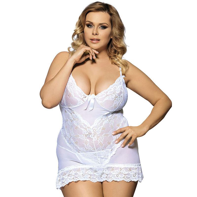 

Пижама большого размера кружевная соблазнительная прозрачная тюль пижама на подтяжках сексуальная сексуальная пижама 7XL