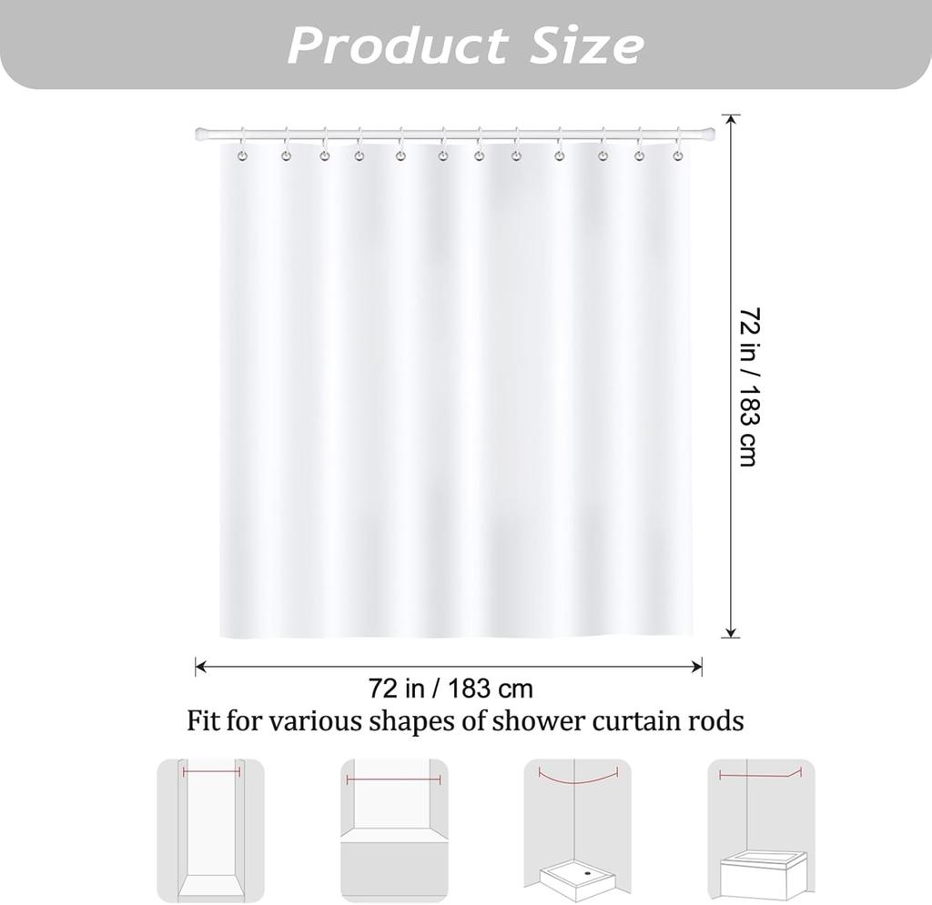 Bunte Fische Duschvorhang, Ozean Unterwasserwelt Tropische Fische Korallen Badezimmerdeko Stoff Wasserdichter Badvorhang