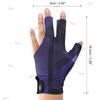 Single Left Hand Three Finger Open Billiard Glove Non Slip Wear Resistant Snooker Pool Training Glove For Smooth Cue Shooting