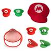 Sombrero Unisex de Cosplay de Super Mario Luigi Bros Para Adultos y Niños Accesorios de Disfraz de Halloween