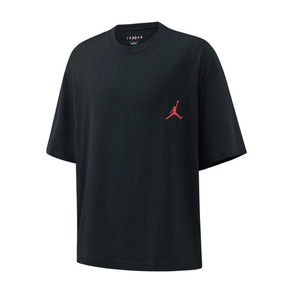 

Jordan The One Sports Пуловер с круглым вырезом Повседневная футболка с коротким рукавом Мужские топы Черный IV2629-010 XL
