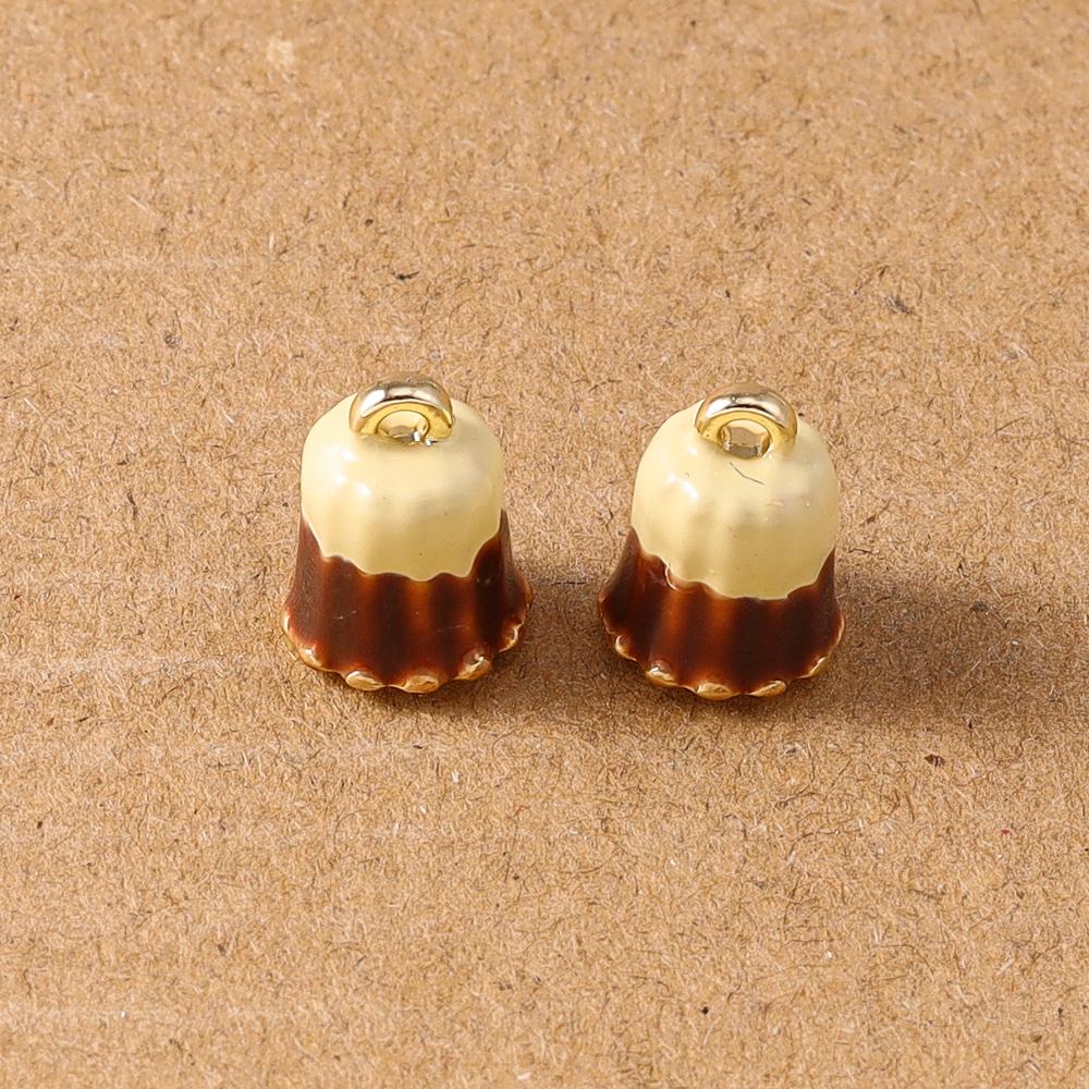 5pcs Cute Cofffee Cup Charms Cake Chocolate Doughnut Pendants for Making Earrings Necklace DIY Jewelry Accessories Supplies