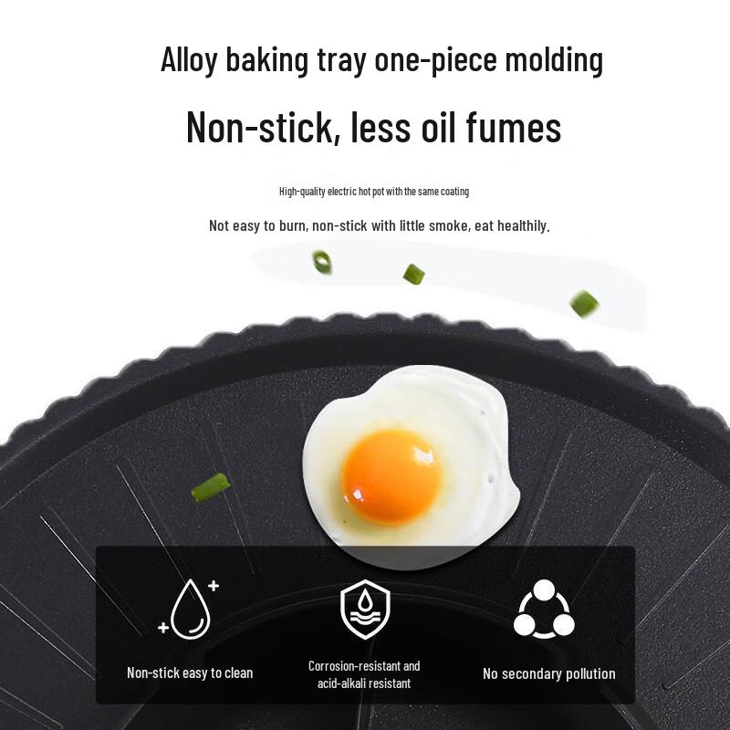 Grătar Electric și Oală Fierbinte Wutuo cu Dublă Utilizare