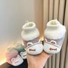 Baby Winter Soft Sole Shoes with Velvet Warmth, 6-12 Months, Anti-Slip Socks