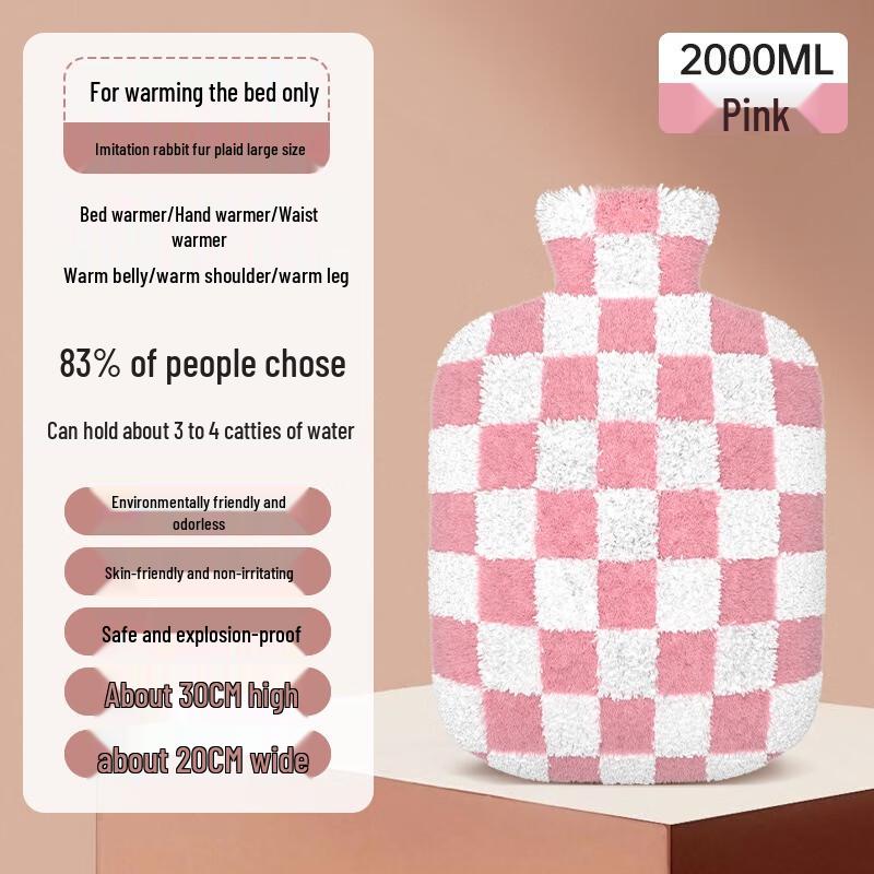 Fumede Plush Hot Water Bottle