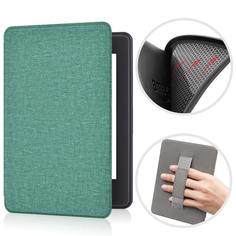 Husă Soft Shell cu Textură de Material în 12 Culori pentru Kindle Paperwhite 543 Youth (2024)