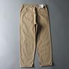 Men's Casual Pants for Export, Cut Label Linen Pants, Autumn Thin Breathable Straight Loose Simple Cotton-Linen Pants
