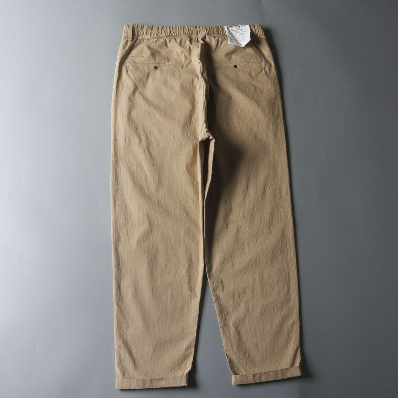 Men's Casual Pants for Export, Cut Label Linen Pants, Autumn Thin Breathable Straight Loose Simple Cotton-Linen Pants