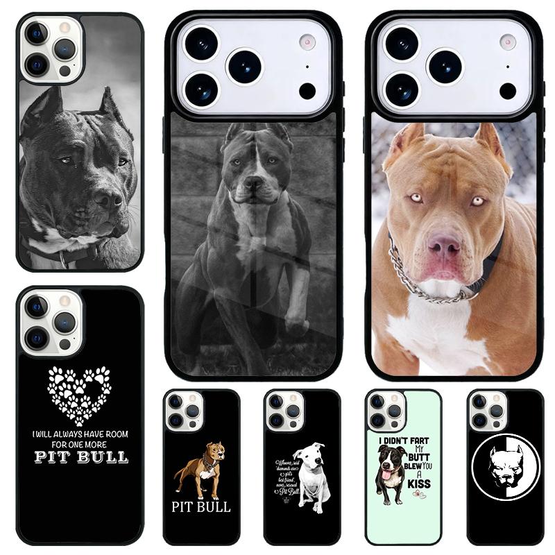 Pit Bull Lovely Pet Dog Pitbull Soft Shockproof Phone Case for iPhone 17 Air 16e 15 11 12 14 13 Pro Max Cover Coque