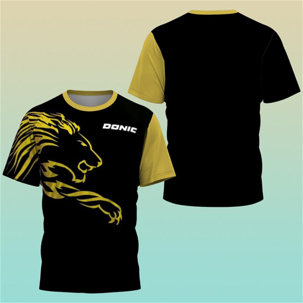 3D Boutique Table Tennis Jerseys Training T Shirt 2024 New Style Sweat Absorbent Comfortable Top Table Tennis Shirt Cloth Jersey