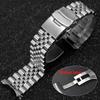 Cinturino di Lusso in Acciaio Inossidabile Massiccio 18mm 19mm 20mm 21mm 22mm 23mm 24mm 26/28/30mm per Orologi Seiko con Attacco Curvo