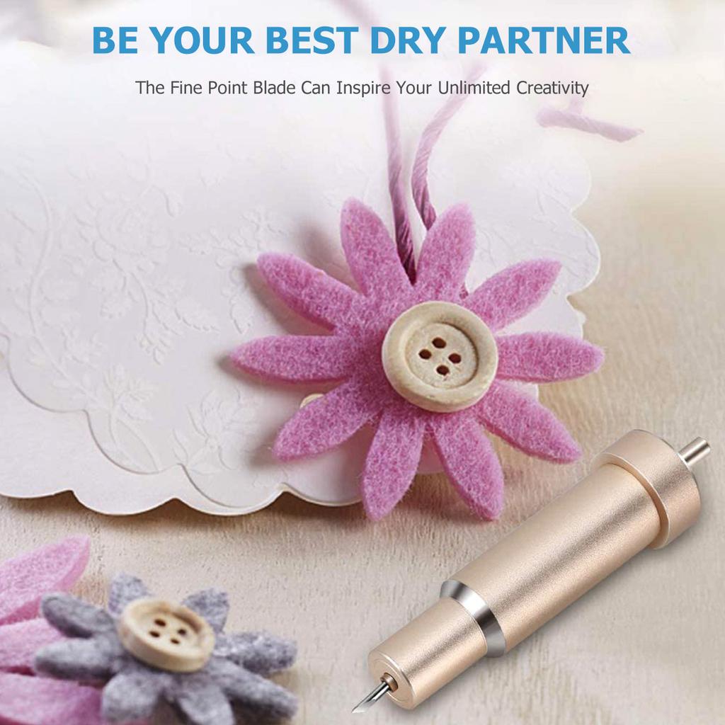 Głębokie ostrze tnące z wężykiem 30/45/60 stopni Ostre ostrze z głębokim punktem Narzędzia do cięcia pianki, płyty wiórowej, skóry Kompatybilne z Cricut Cutting