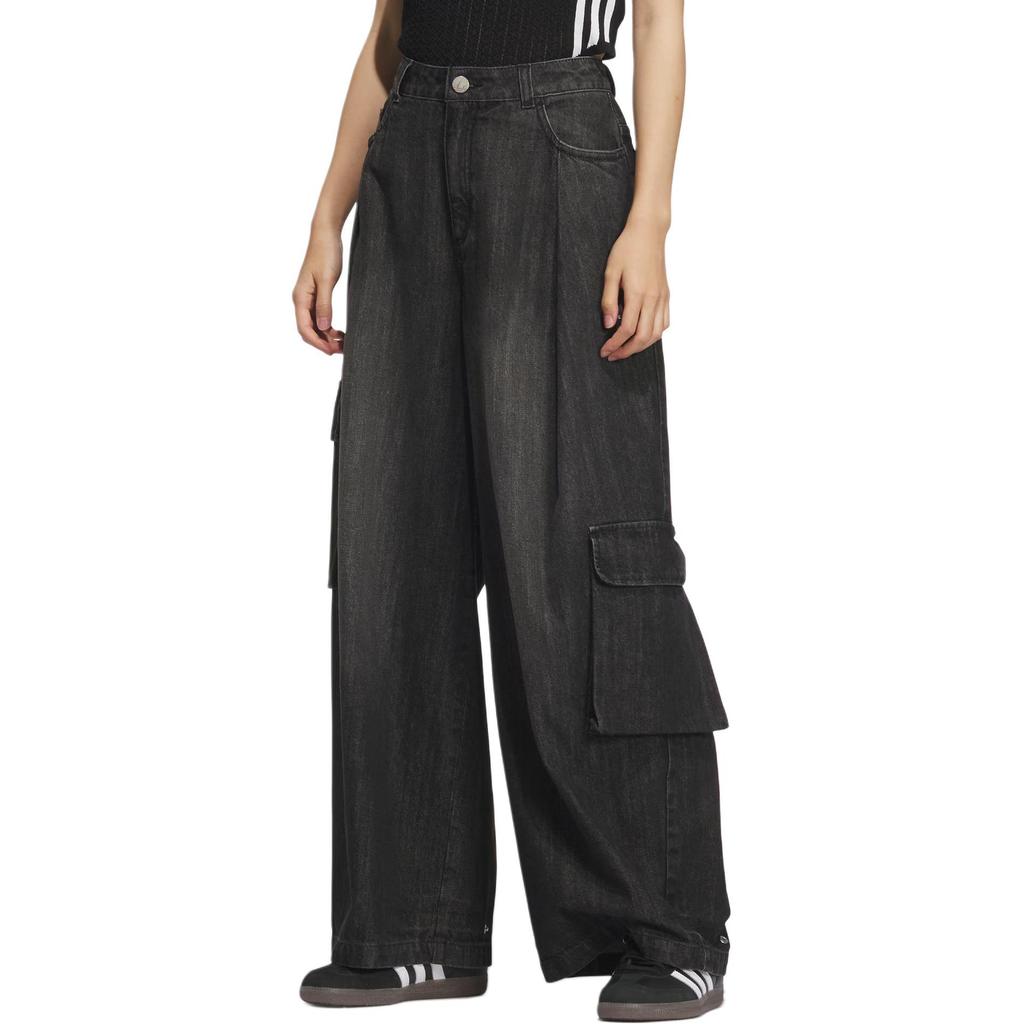 Adidas Originals SS25 Soft Denim Cargo Joggers Women Joggers KC5825
