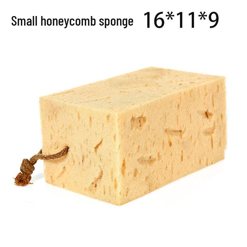 

Large Honeycomb Car Wash Sponge - Thick, Coral, Safe for Car Paint