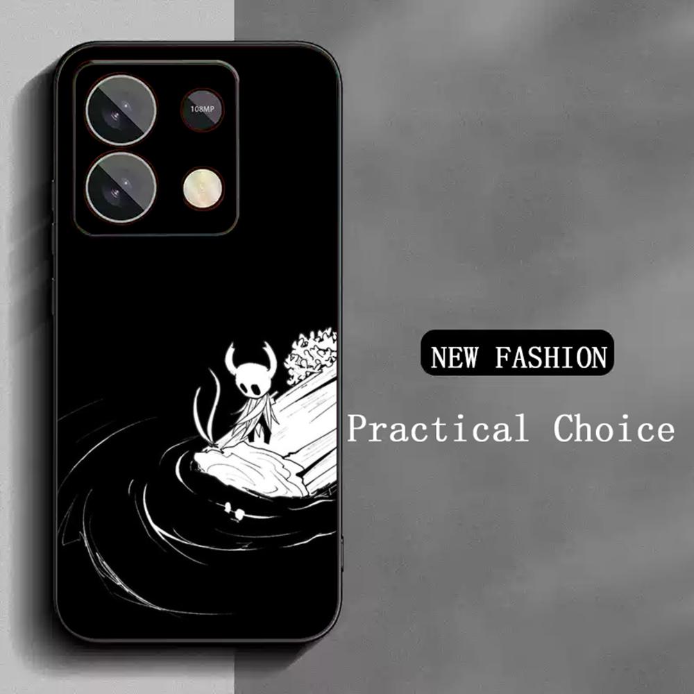 

Hollow Knights game fashion pattern Phone Case For Redmi Note 14 13 12 11 Pro Plus S 5G 14C A3 Soft Black Phone Cover Redmi 13C