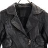 loaf Pigskin Short length leather jacket 1 black Women Used