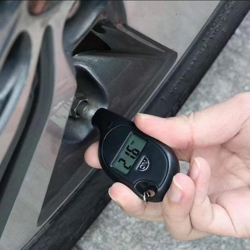 KEBIDU Mini Digital Tire Pressure Gauge Portable Keychain Tyre Air Pressure Checker 2-150PSI for Cars Bikes Motorcycles Trucks