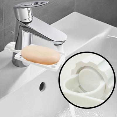 Sponge Holder Over Faucet Kitchen Organizer with Drain Tray