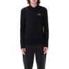 EA7 Letter Print Long Sleeve Polo Shirt Men Tops Black 8NPF15-PJVQZ-0208