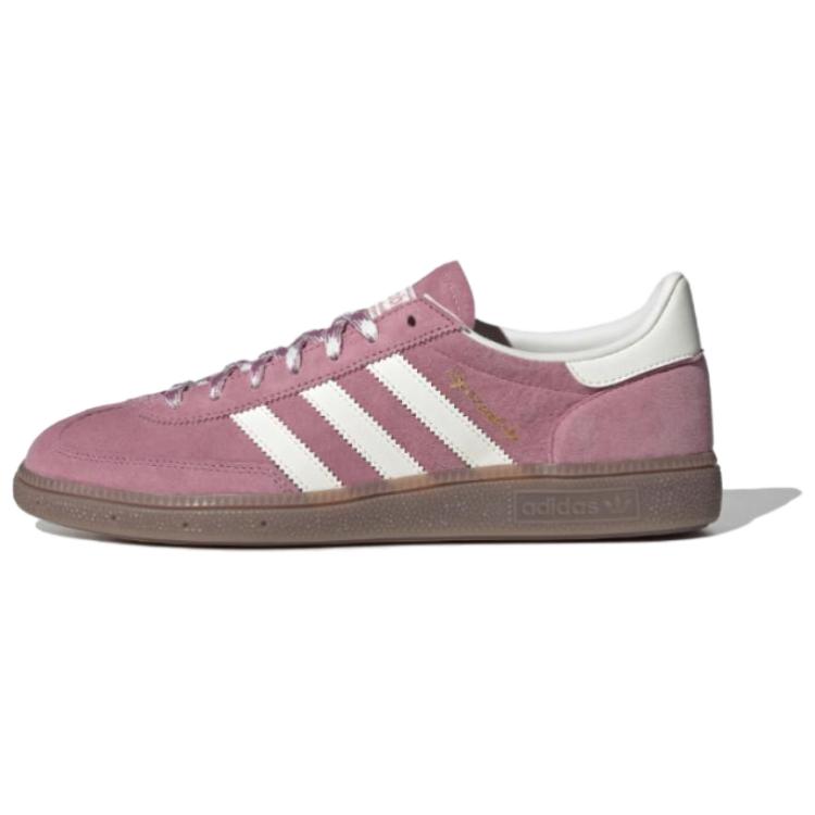 Adidas Originals Handball Spezial Leather Comfortable Versatile Low-Top Sneakers Unisex Sneakers Pink KJ6304