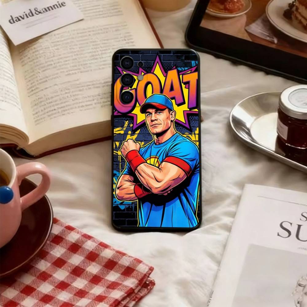 Wrestler John Cena Phone Case Soft black For Samsung S25,S24,S21,S22,S23,S30,Ultra,S20,Plus,Fe,Lite